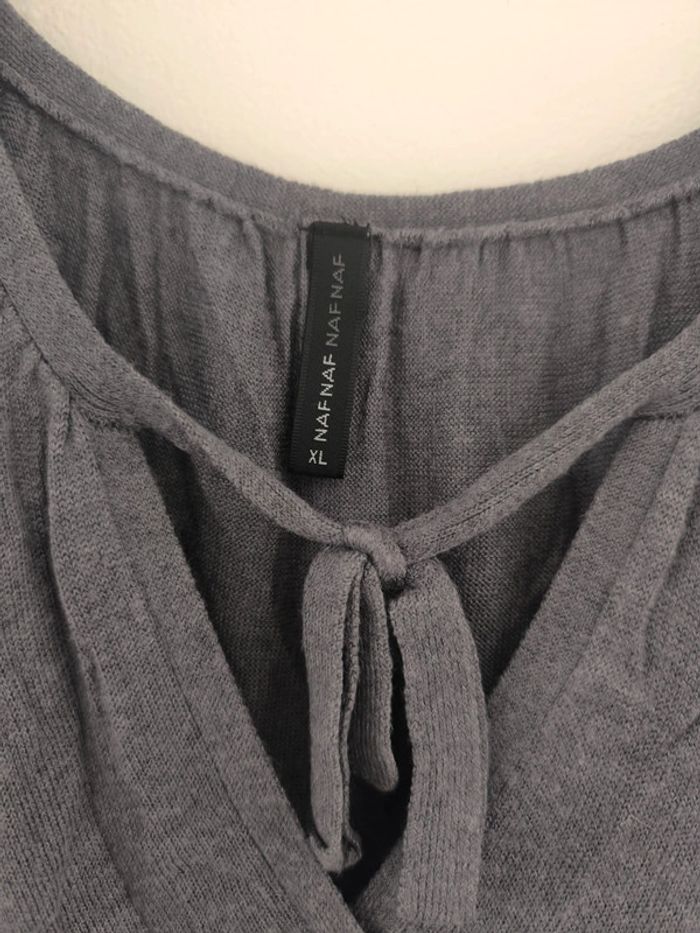 Pull gris - photo numéro 3