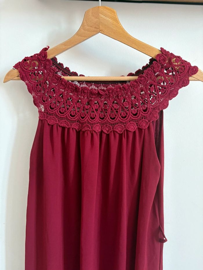 Robe bordeaux T36 - photo numéro 2