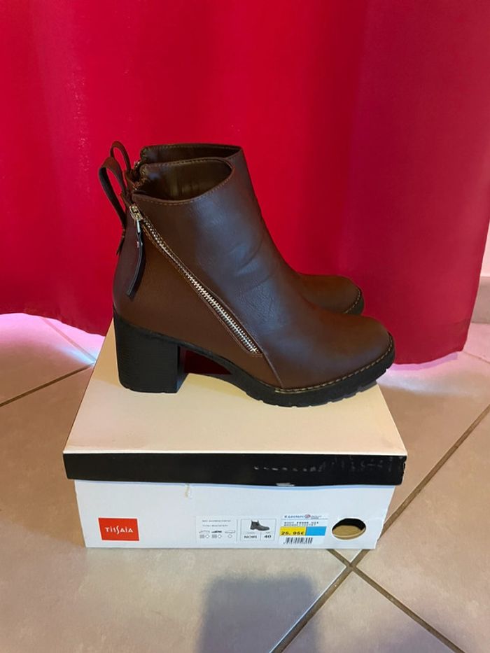 Bottines tissaia 40 femme - photo numéro 5