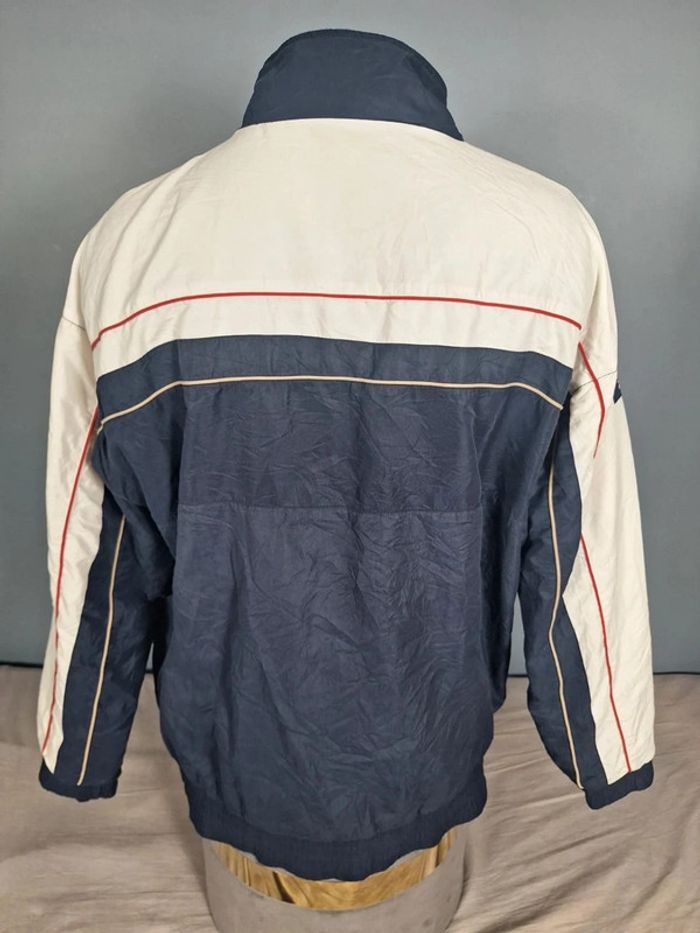 Veste Reebok vintage M bleu blanc style 90s logo brodé rétro (544) - photo numéro 11