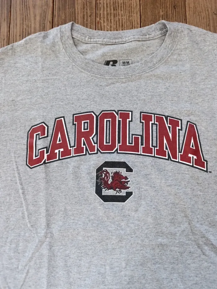 T-shirt universitaire Carolina manches courtes Russell - M - photo numéro 2