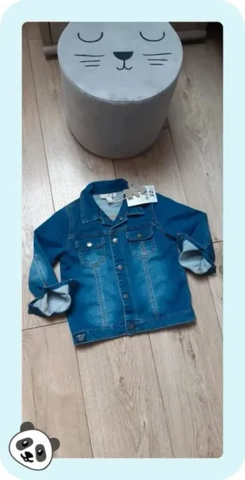 Veste en jeans lulu castagnette bleue 36m neuve avec étiquette