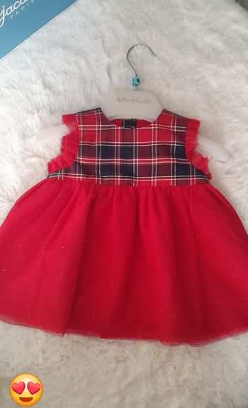 Robe de Noël sergent major 3 mois