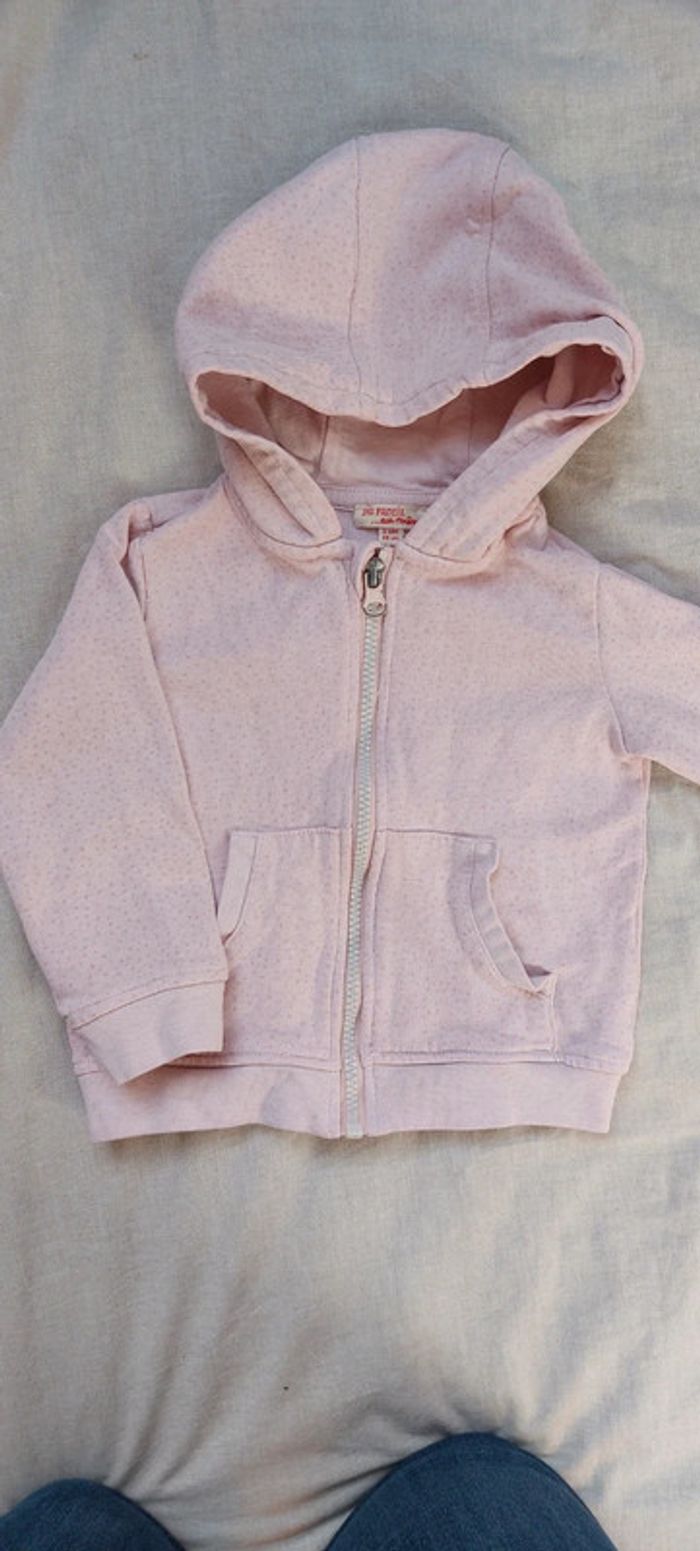 Gilet à capuche 2 ans