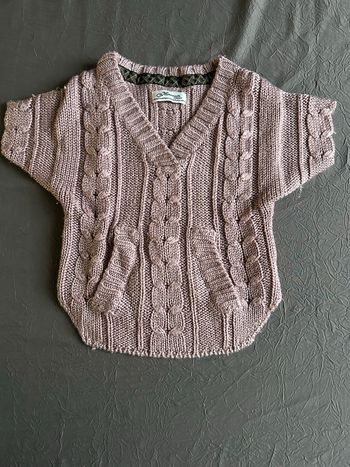 Pull / débardeur en tricot fille 