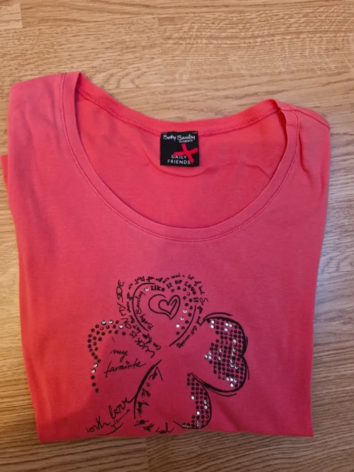 pull Betty Barclay Rose foncé