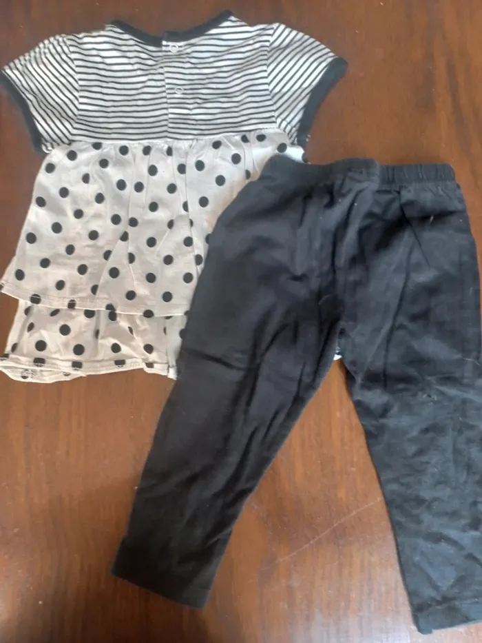 Ensemble robe+legging 12mois 74cm - photo numéro 2