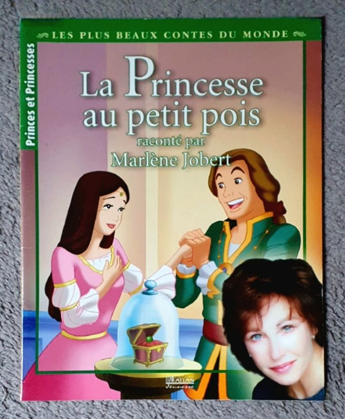 Livre Jeunesse "La Princesse au Petit Pois" (4-6 ans) / M. Jobert aux Éd. Atlas