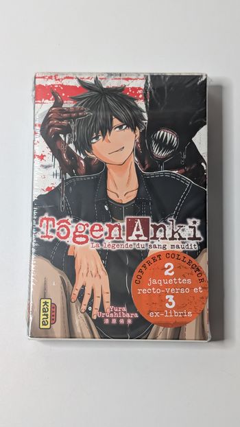 [Manga] Coffret collector Tôgen Anki T1 & T2 + 3 ex-libris