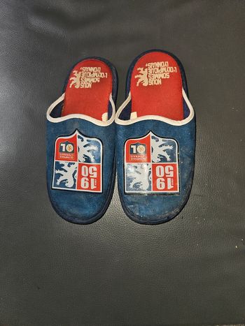 Pantoufles olympique lyonnais taille 38
