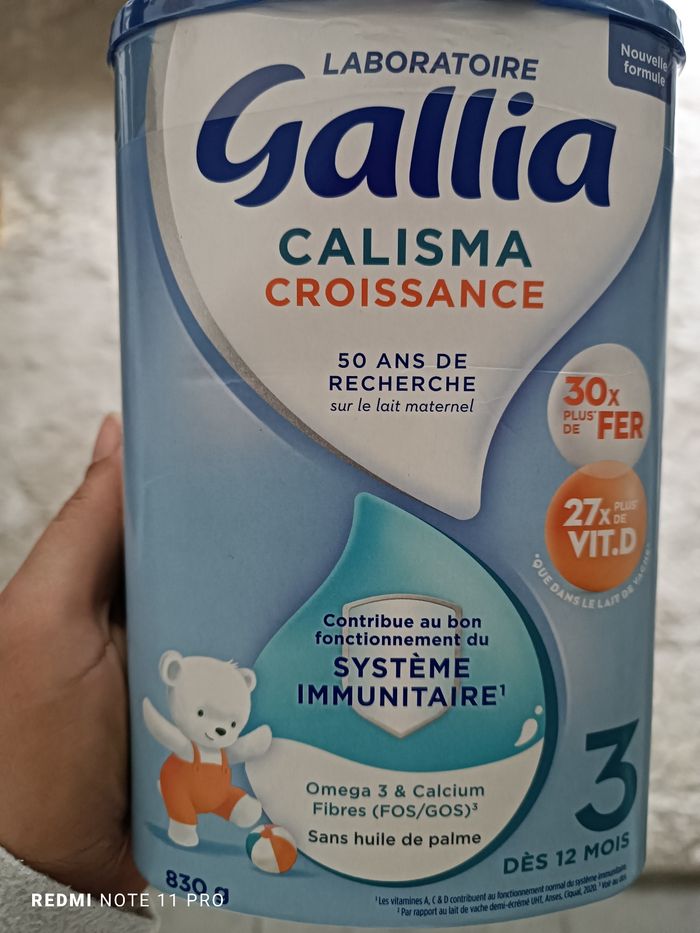 Lait en poudre Gallia 3 age - photo numéro 2