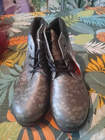 Bottillons camouflage kaki