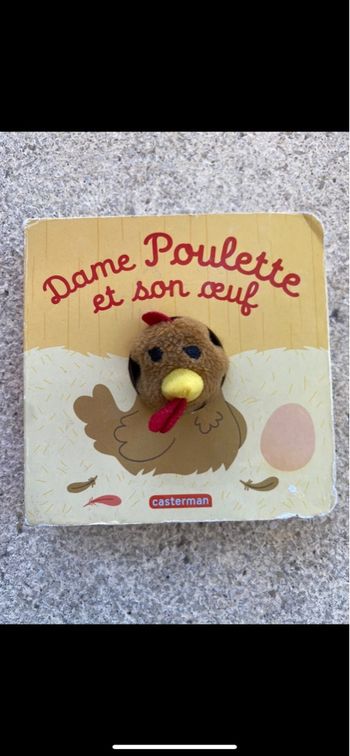 Livre Dame Poulette et son œuf  Casterman