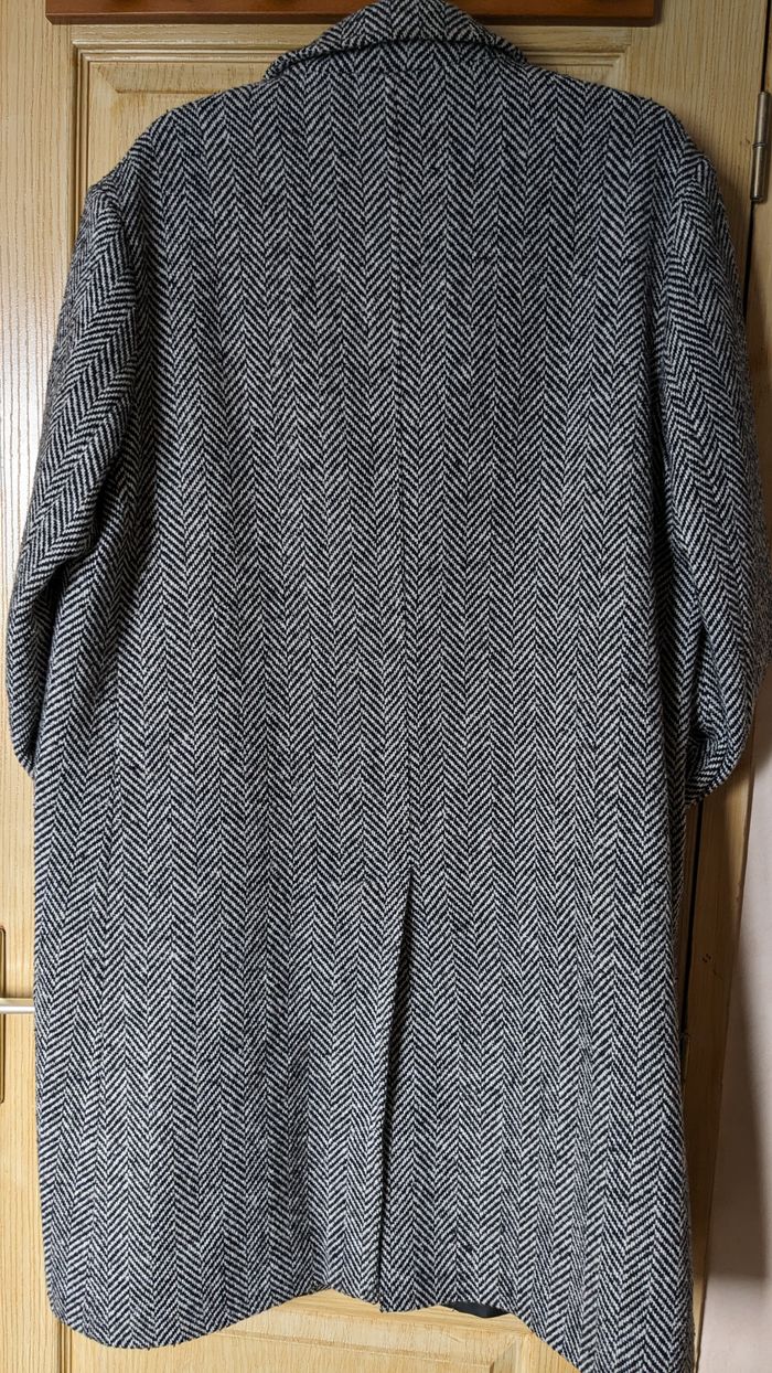 Manteau homme, effet "pied de poule". - photo numéro 3