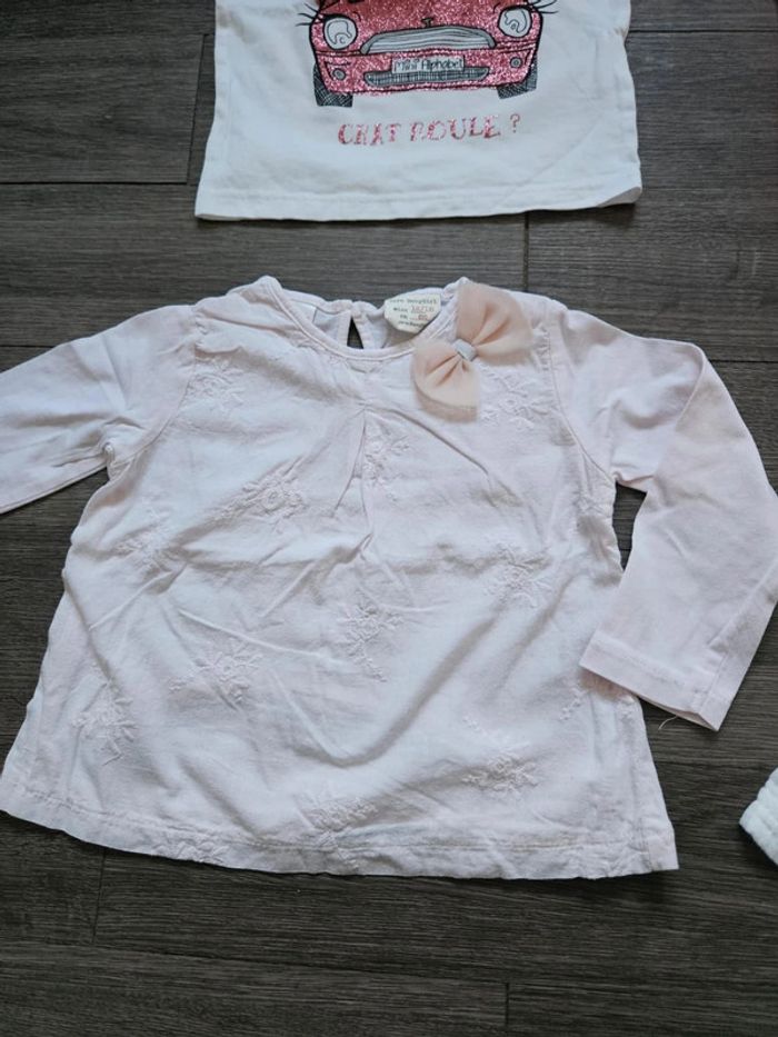 Lot de 6 tee-shirts manches courtes fille taille 18 mois - photo numéro 5