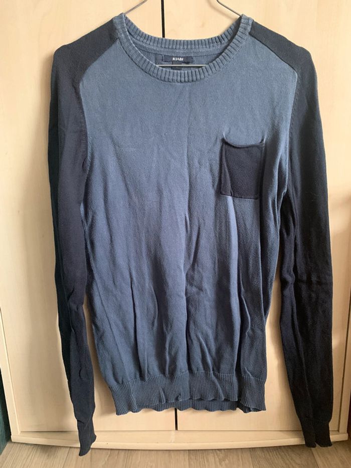 Pull léger bleu marine Kiabi taille S