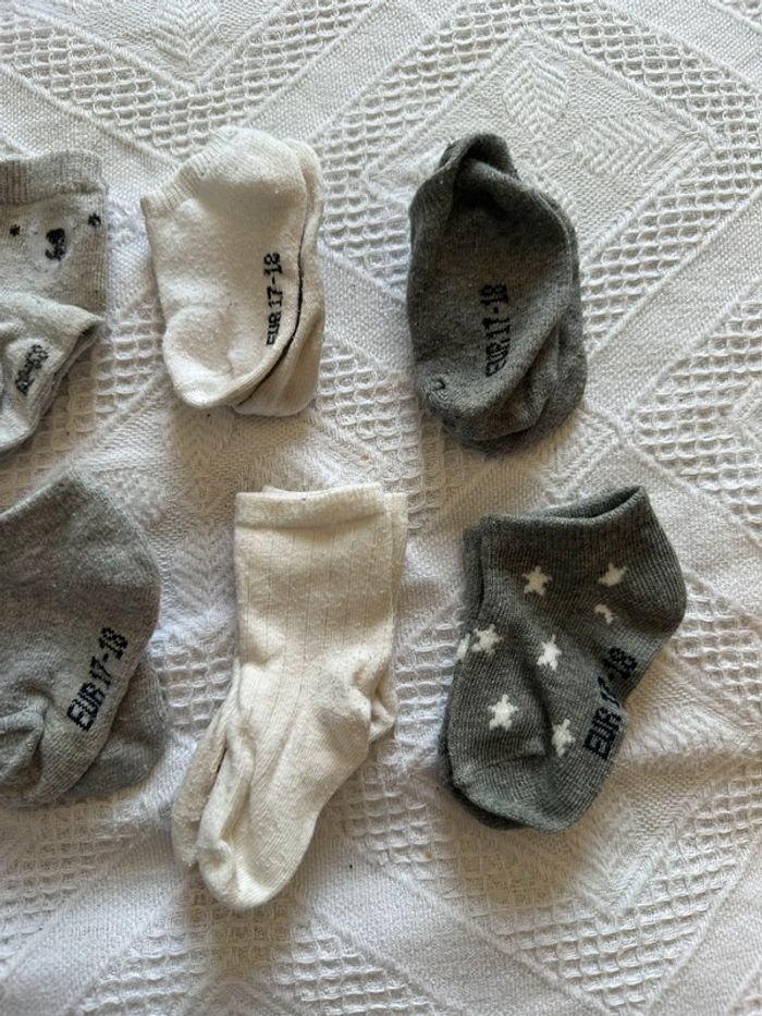 Gros lot de, paire de chaussettes, taille 17, 18 - photo numéro 5