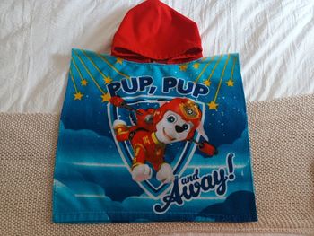 Cape poncho de bain Pat Patrouille