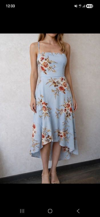 Robe asymetrique dos nu TL