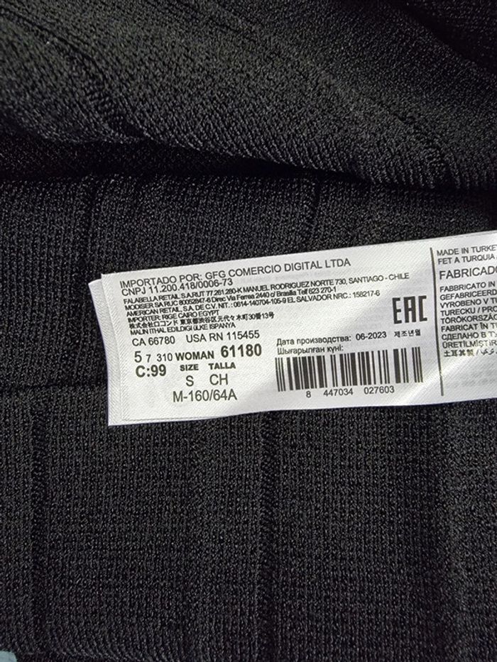 Mango jupe patineuse plissée en maille * taille S * - photo numéro 5