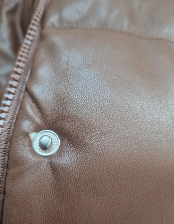 Doudoune / veste fille marron FBsister Taille S - photo numéro 6