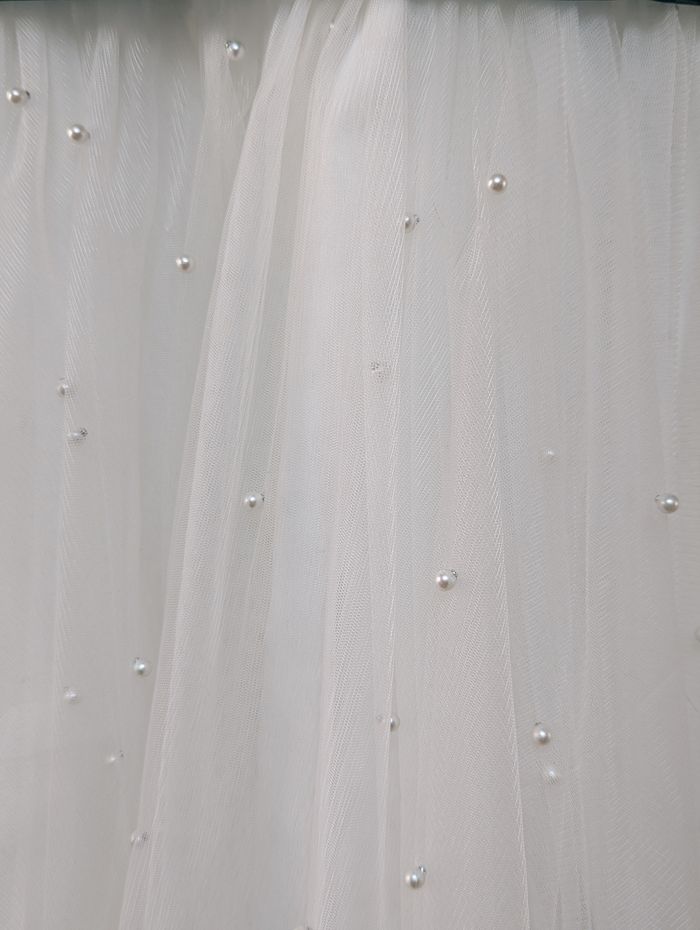 Robe blanche et verte cérémonie 2ans - photo numéro 4