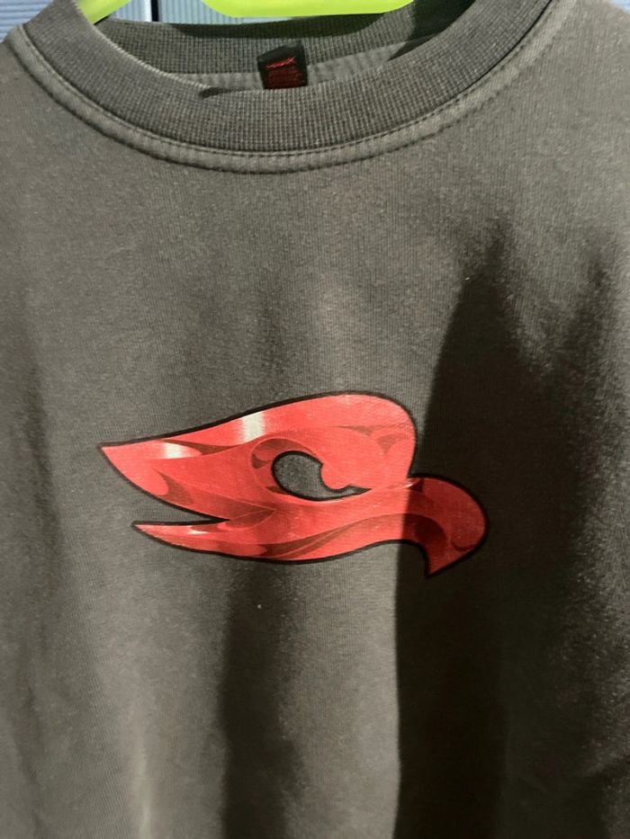Sweat-shirt enfant Hawk / 12 ans / Gris / Excellent état - photo numéro 2