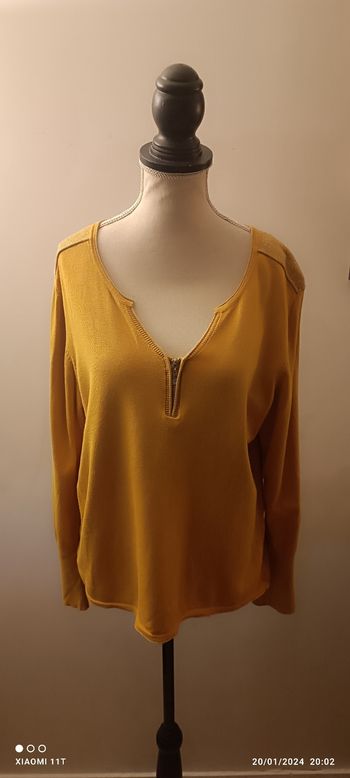 Pull femme taille 42 jaune