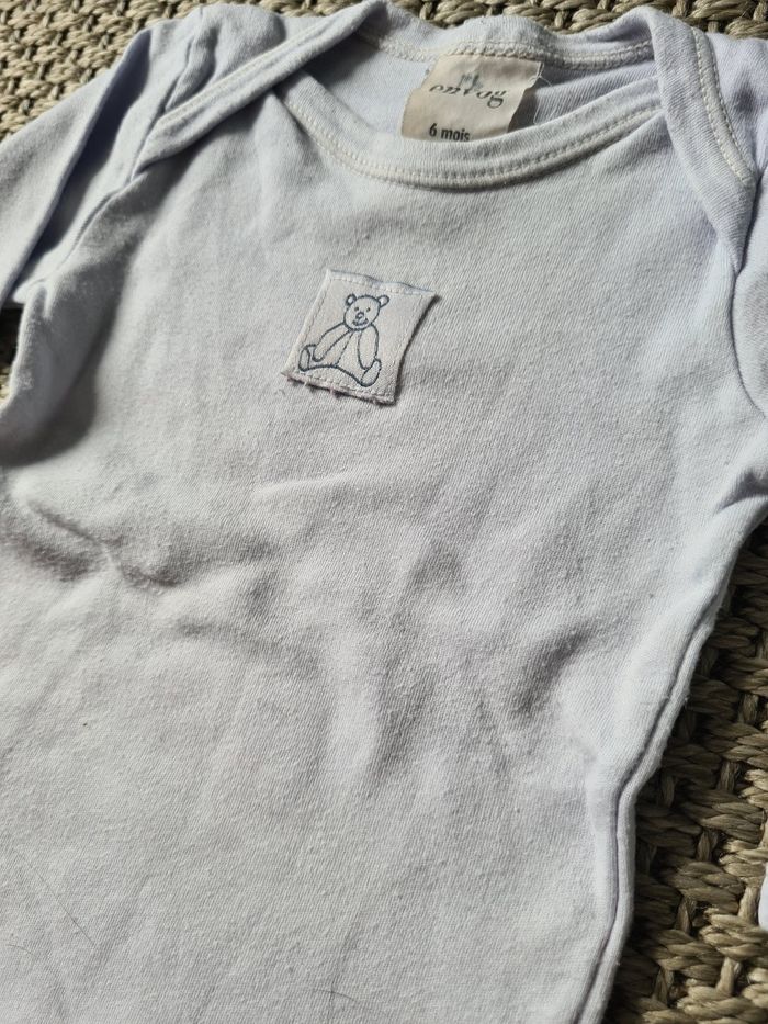 Lot de 3 bodies manches longues - 6 mois - photo numéro 4
