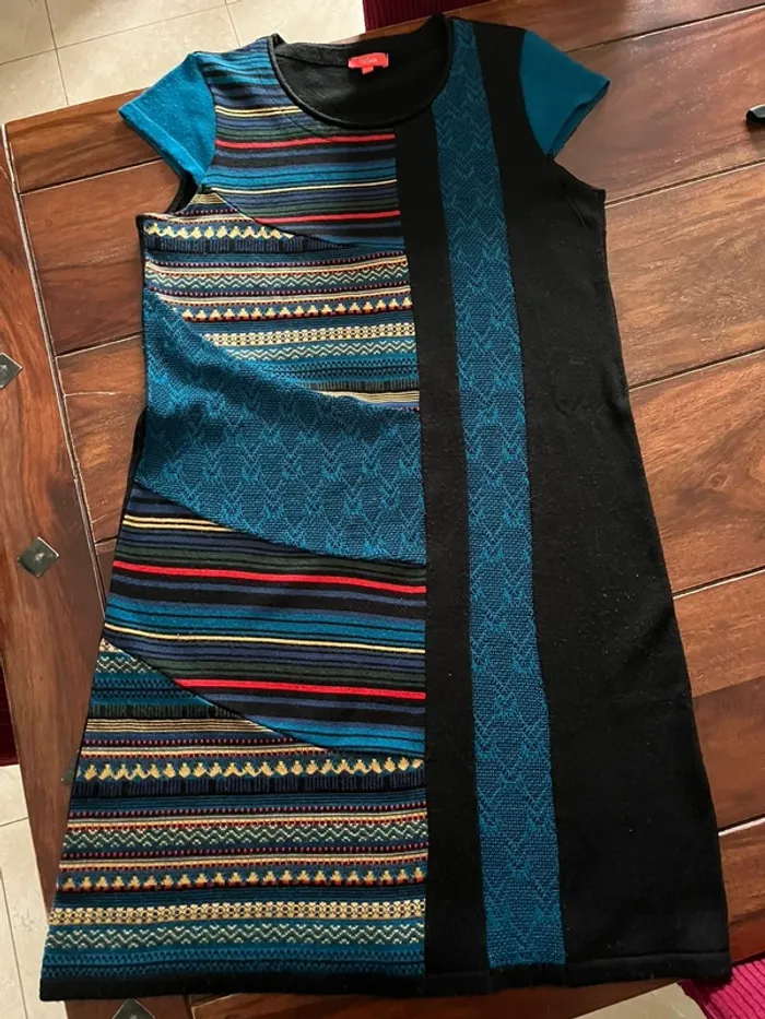Robe multicolore Tissaia