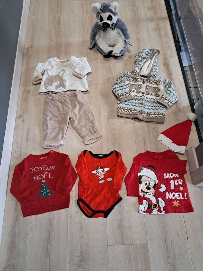 Lot 6mois neuf pull de noel vêtements de noel