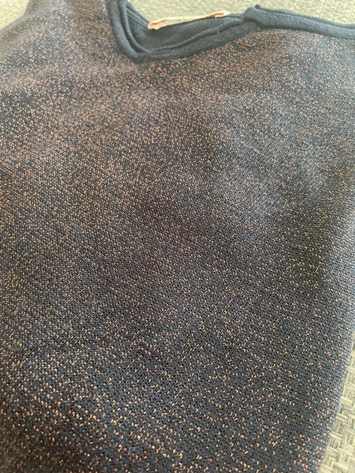 Haut bleu à paillettes - photo numéro 5