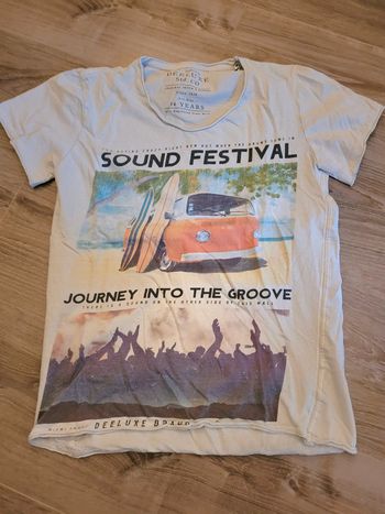 Tee-shirt blanc MC Deeluxe 14 ans