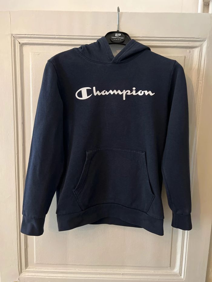 Sweat-shirt à capuche noir 11/12 ans mixte - Champion
