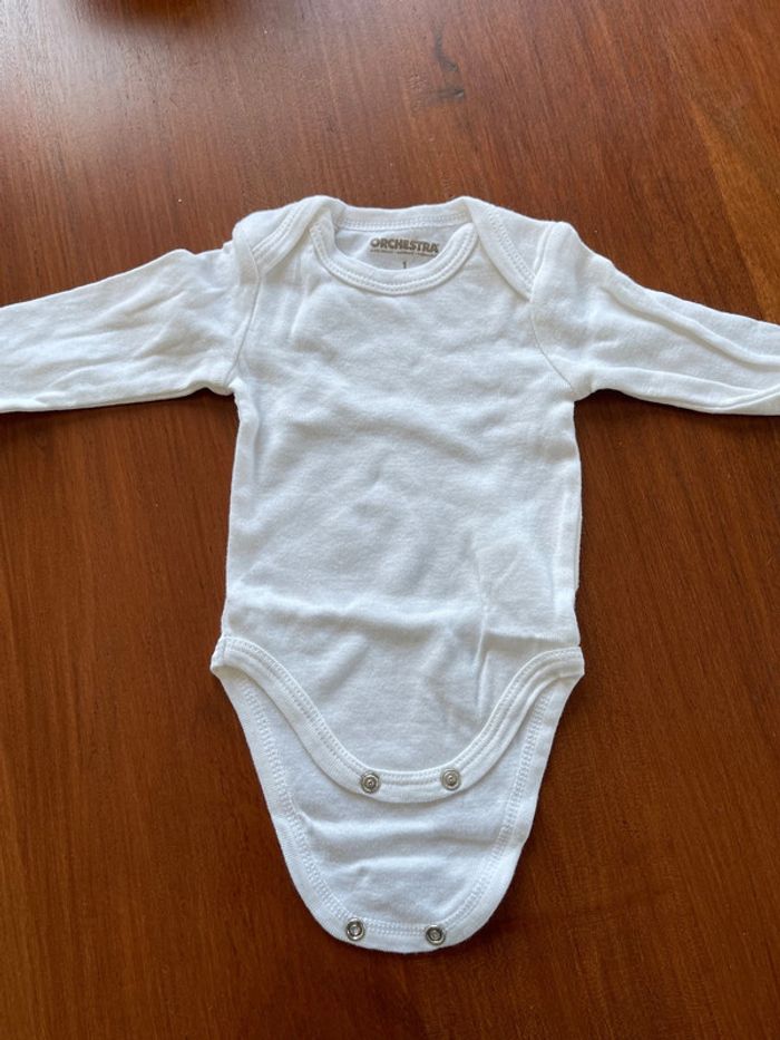 Lot de 5 bodies neuf Orchestra taille 1 mois - photo numéro 14