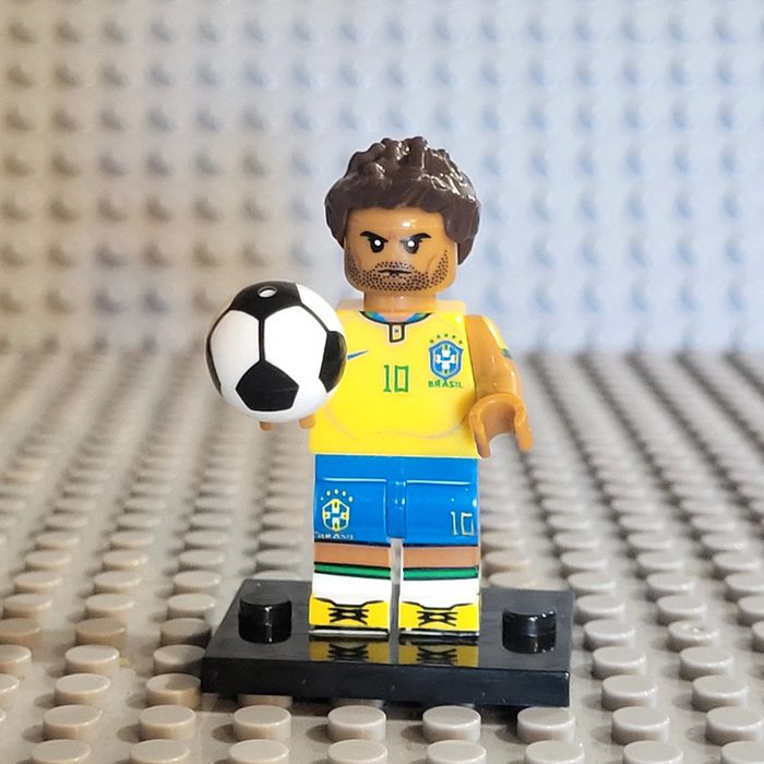 Minifigure / Figurine - Joueur de Football - Neymar Jr