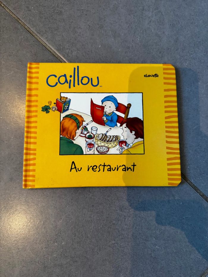 Livre / Album - Caillou au restaurant - Chouette