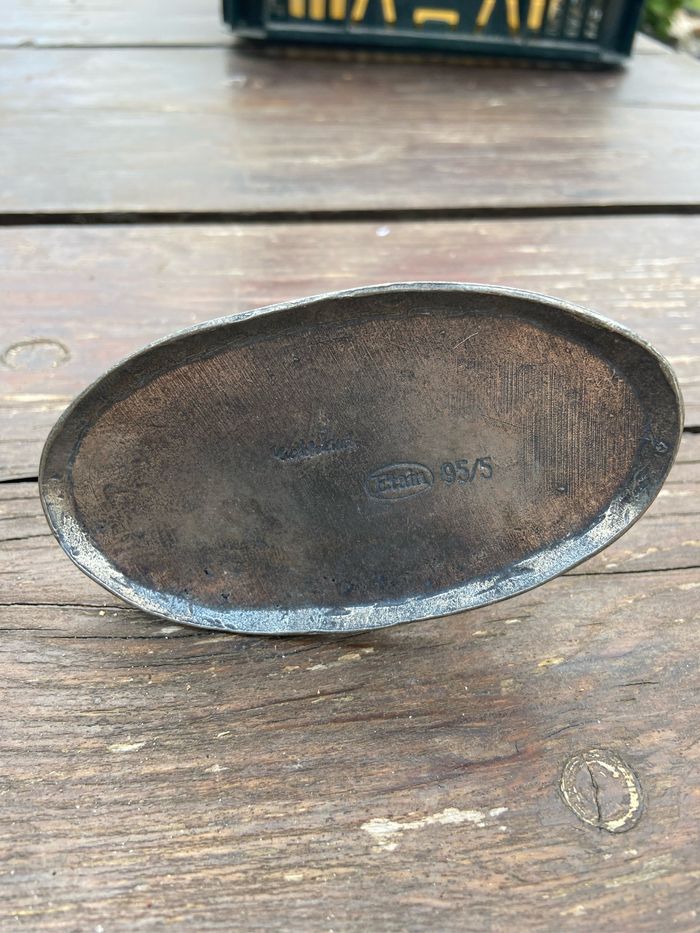 Chasseur et son chien en étain de Michel Laude - photo numéro 3