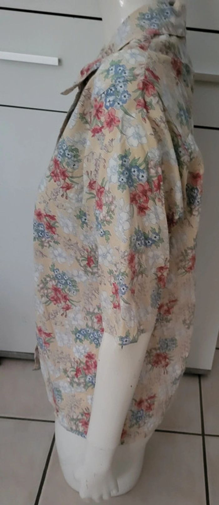 Chemise fleurie 100% coton - photo numéro 4