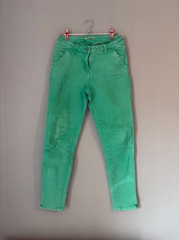 Jeans skinny vert