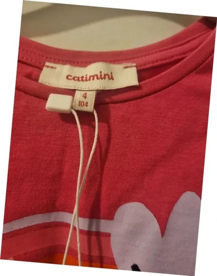 Tee shirt catimini neuf - photo numéro 3