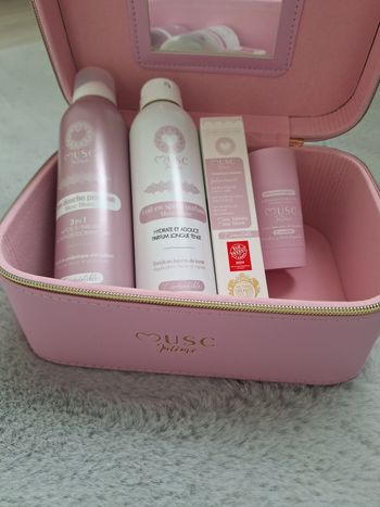 Set coffret Vanity Musc intime trousse de toilette de maquillage case bag