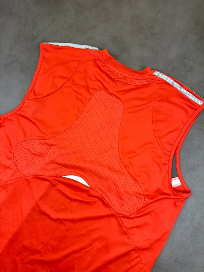 Débardeur Adidas Vintage Y2k 00’s Orange Taille L - photo numéro 6