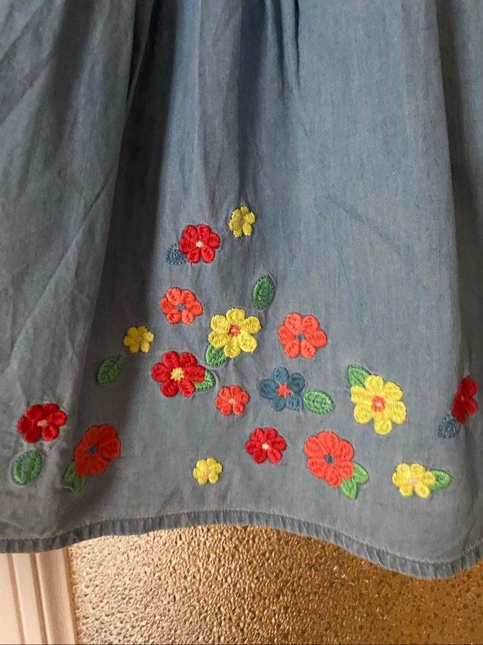Robe broderie fleur DPAM - photo numéro 4