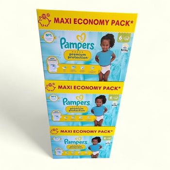 Lot 3 cartons Pampers Premium Protection Maxi Economy Pack