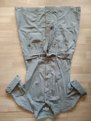 robe chemise manches courtes