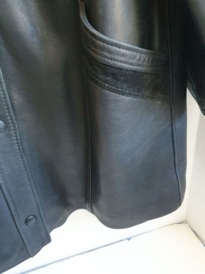 Manteau cuir femme 46-50 - photo numéro 4