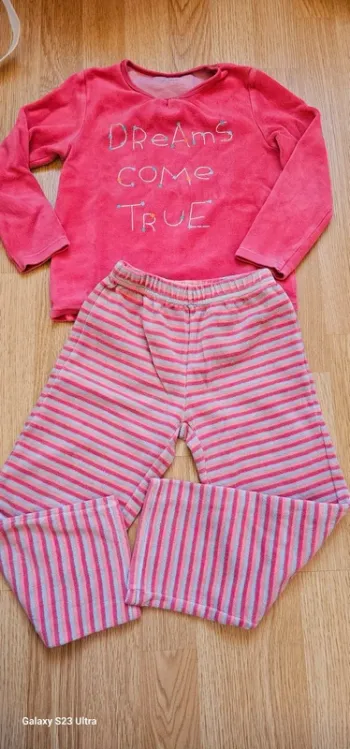 Pyjama velours 5 an