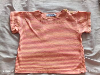 T-shirt manches courtes Clayeux taille 18 mois