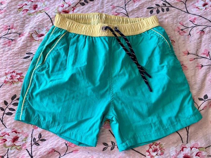 Short de bain bleu vert pour enfant 8 ans - photo numéro 4